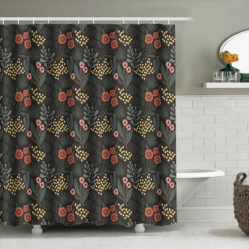 Floral Shower Curtain Botanica - Home Bathroom Upgrades ulasan dan harga