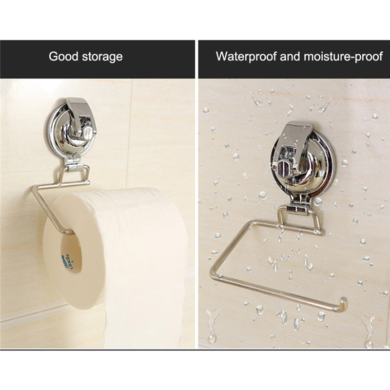 Vacuum Suction Cup Roll Paper  - Toilet Paper Holder ulasan dan harga