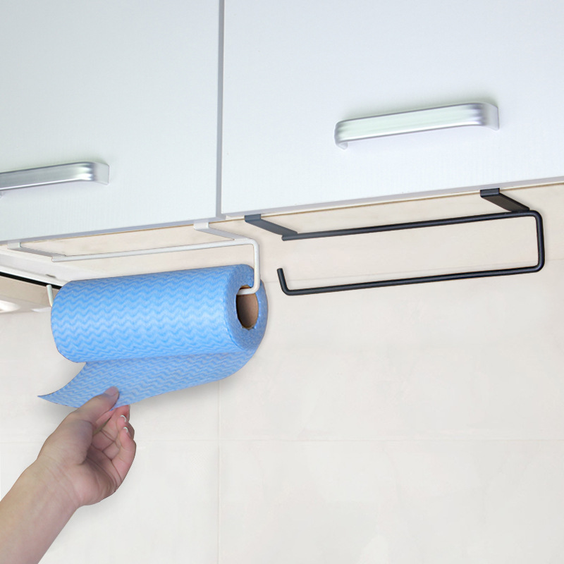 White/Black Toilet Shelf Paper - Toilet Paper Holder ulasan dan harga