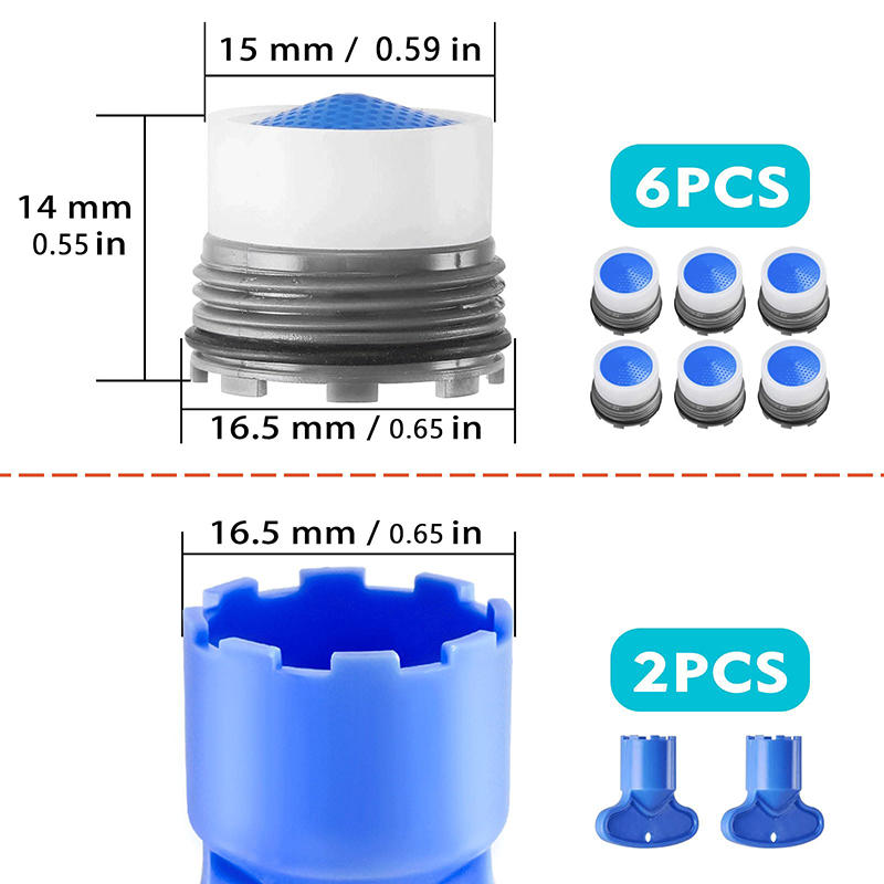16.5/18.5MM Faucet Aerator Wit - Basin Mixer Tap ulasan dan harga