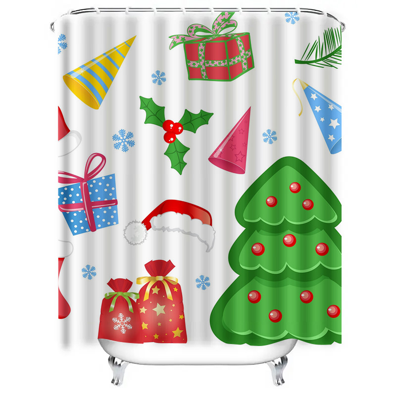 TU Shower Curtain Christmas Fo - Home Decor Bathroom Ideas ulasan dan harga
