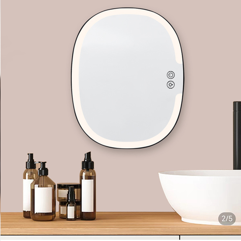 LED Shower Mirror Fogless for  - Shaving Mirror Suction ulasan dan harga
