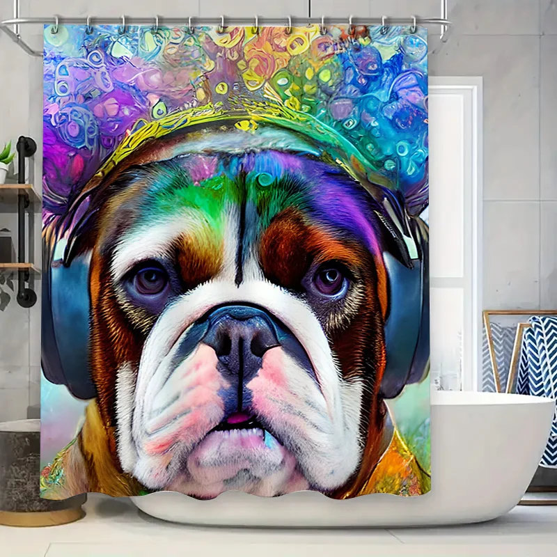 Vibrant Animal Print Shower Cu - Home Decor Bathroom Ideas ulasan dan harga