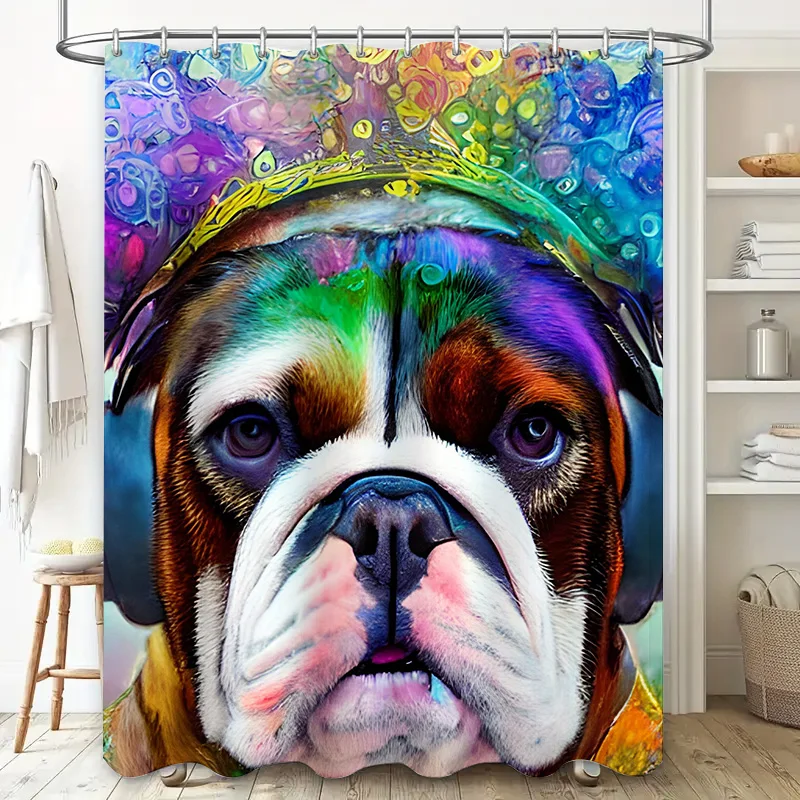 Vibrant Animal Print Shower Cu - Home Decor Bathroom Ideas ulasan dan harga