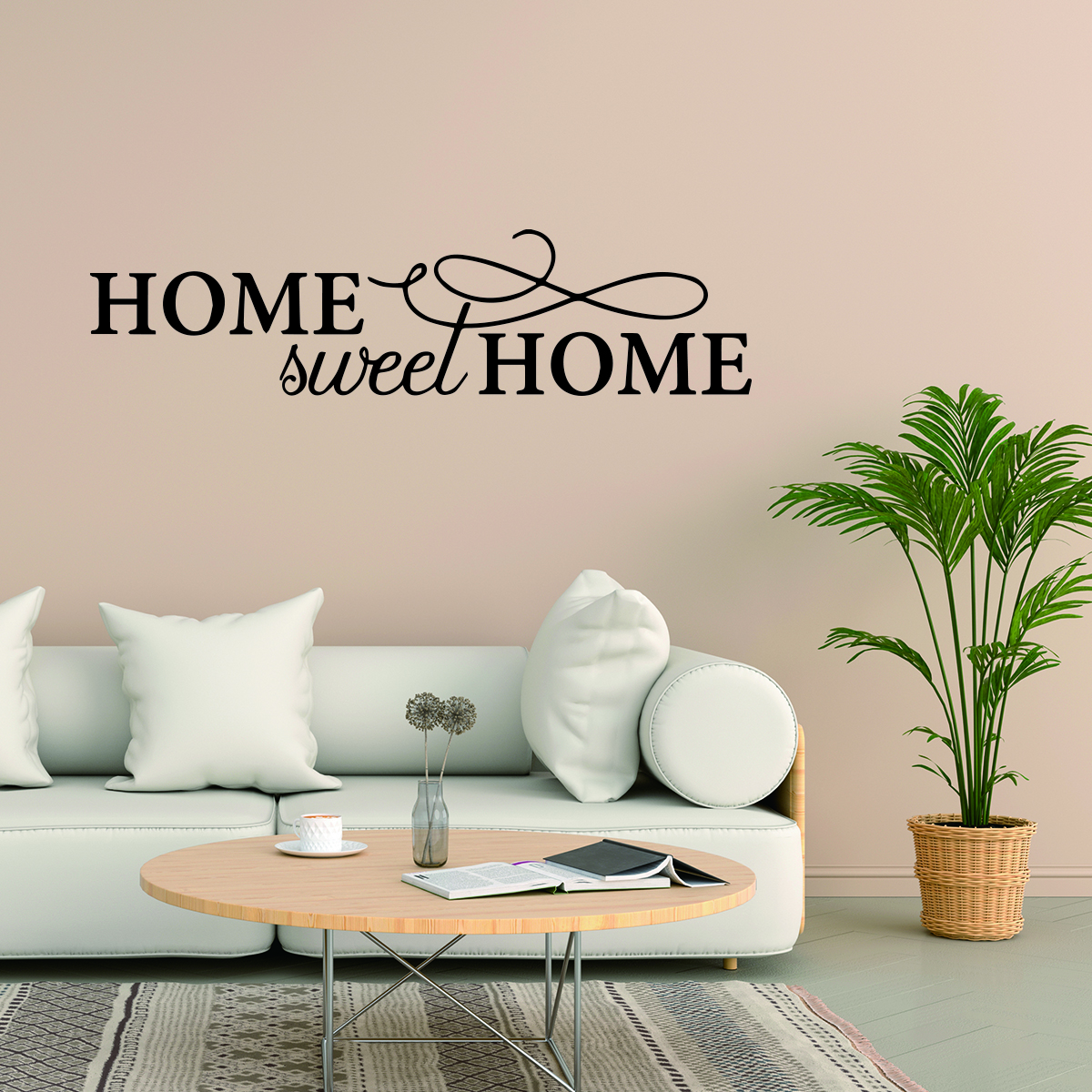 1pc Modern phrase Wall sticker - Home Bathroom Wall Tiles ulasan dan harga