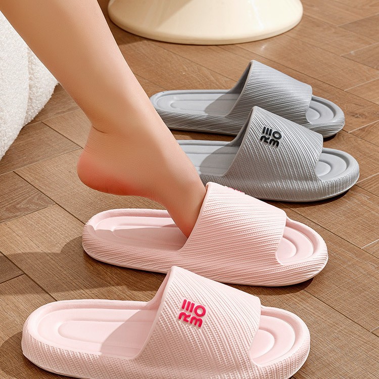 New women's slippers non-slip  - Home Bath ulasan dan harga
