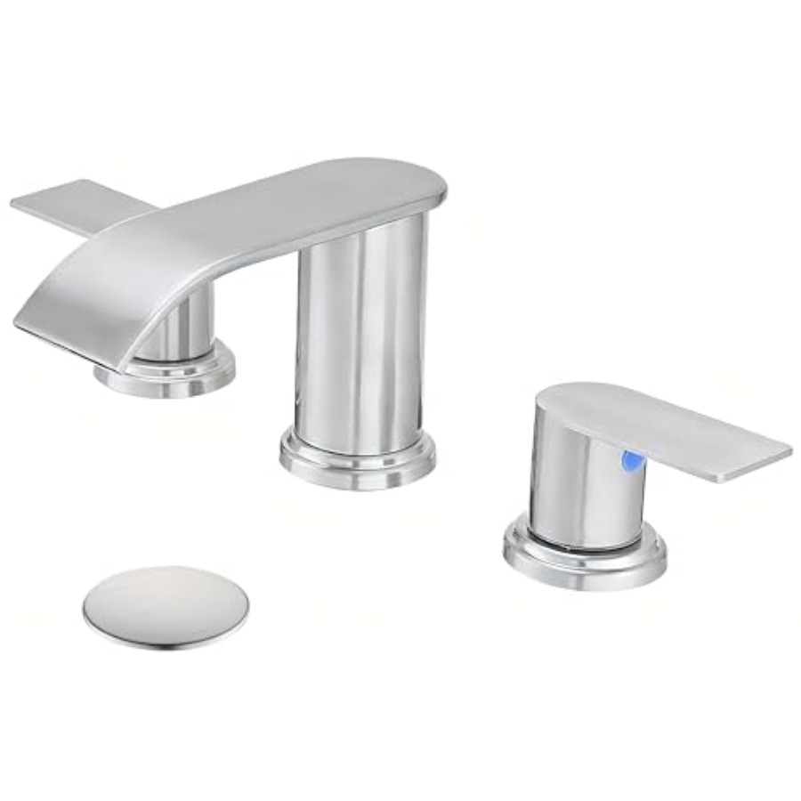 Waterfall Bathroom Faucet 3 Ho - Basin Mixer Tap ulasan dan harga