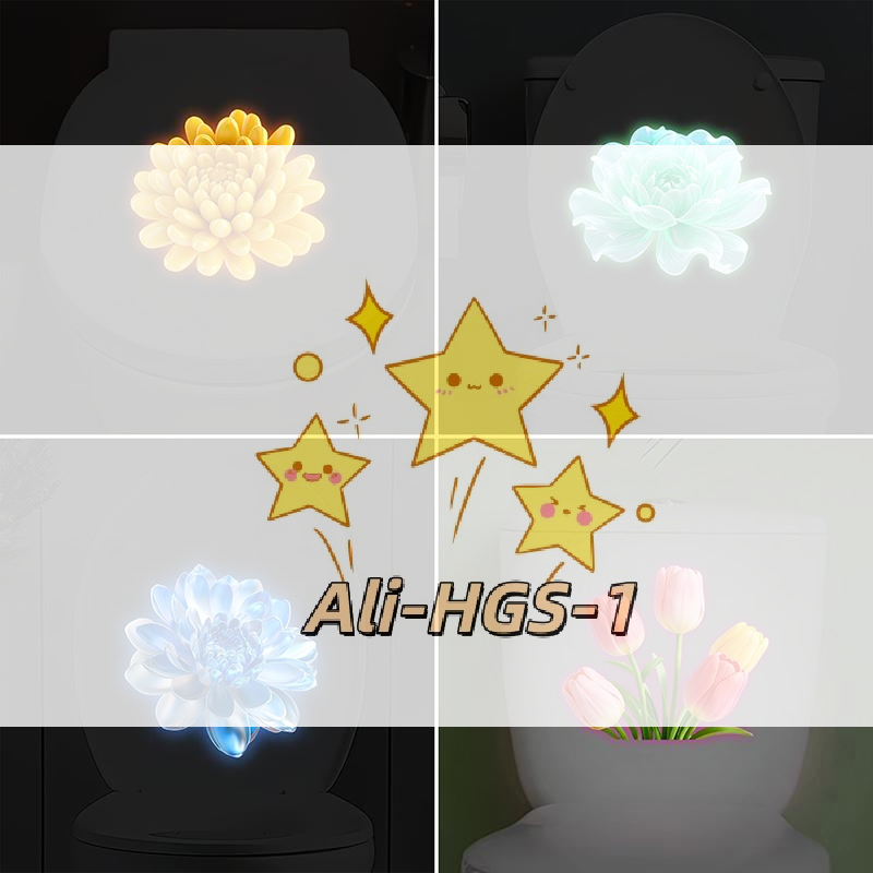 Glow In The Dark Floral Toilet - Home Bathroom Upgrades ulasan dan harga