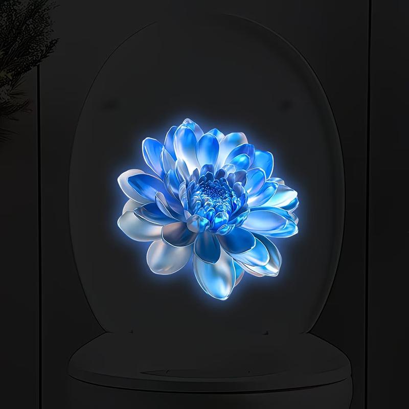 Glow In The Dark Floral Toilet - Home Bathroom Upgrades ulasan dan harga