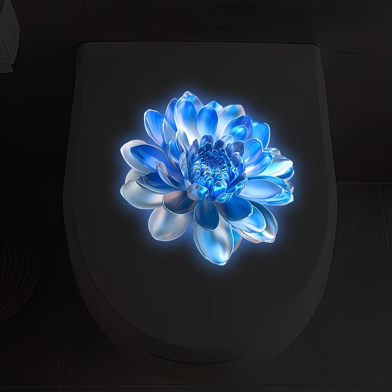 Glow In The Dark Floral Toilet - Home Bathroom Upgrades ulasan dan harga