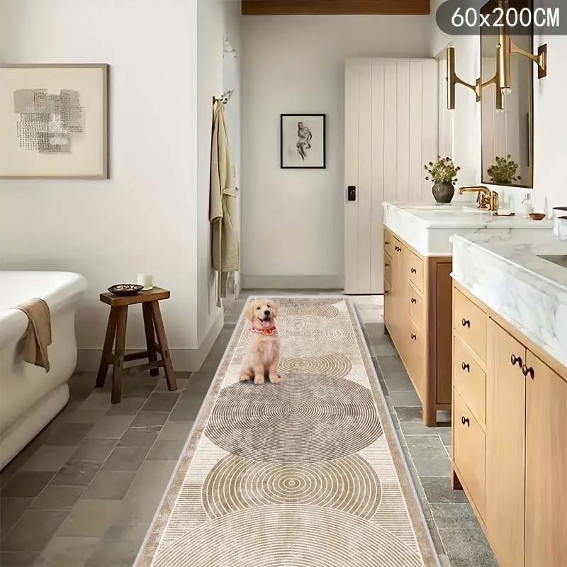 VIKAMA Geometric Striped Runne - Home Kitchen Bathroom Cleaning ulasan dan harga