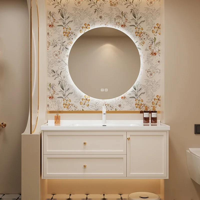 French Washbasin Bathroom Cabi - Home Bathroom Vanity Combo ulasan dan harga