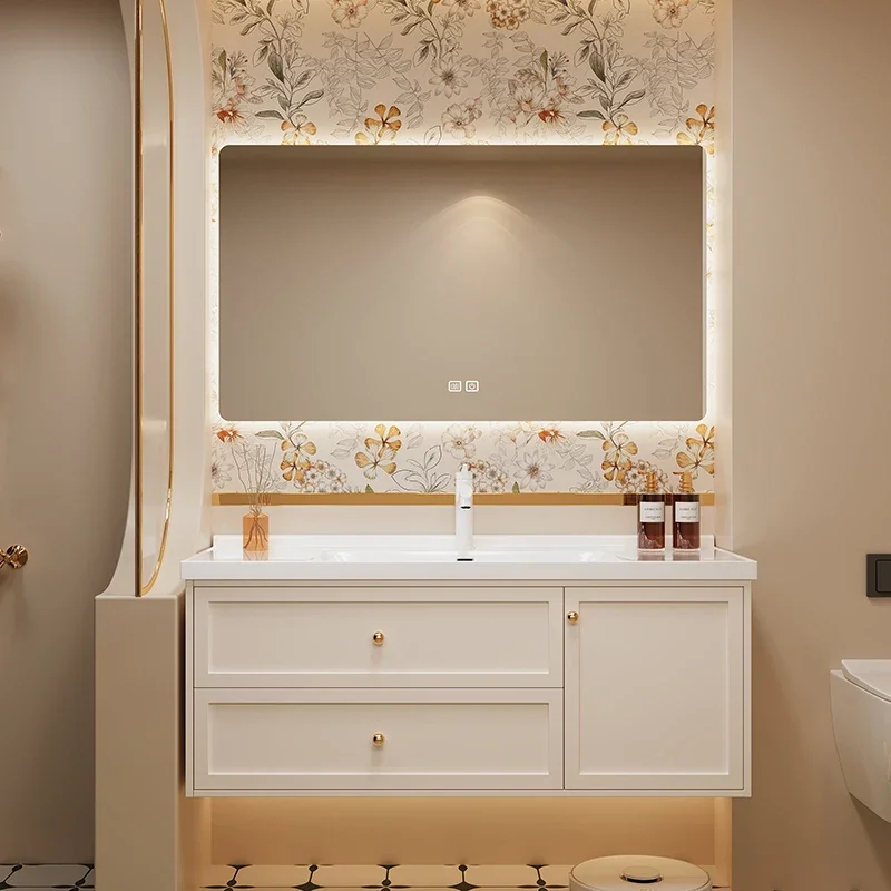 French Washbasin Bathroom Cabi - Home Bathroom Vanity Combo ulasan dan harga