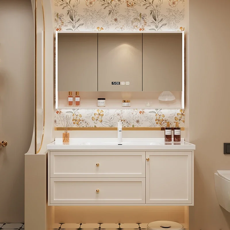 French Washbasin Bathroom Cabi - Home Bathroom Vanity Combo ulasan dan harga