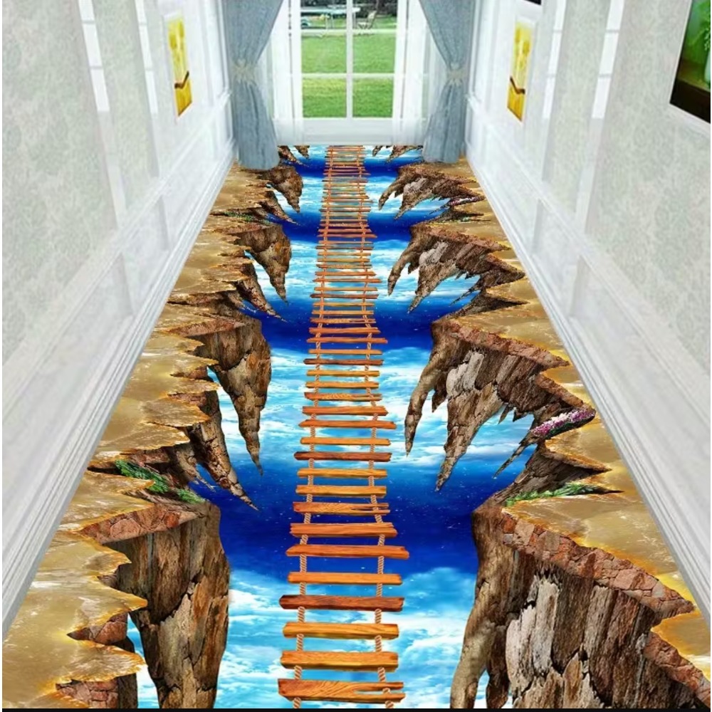 Trap Cliff 3D Visual Effects T - Home Kitchen Bathroom Cleaning ulasan dan harga