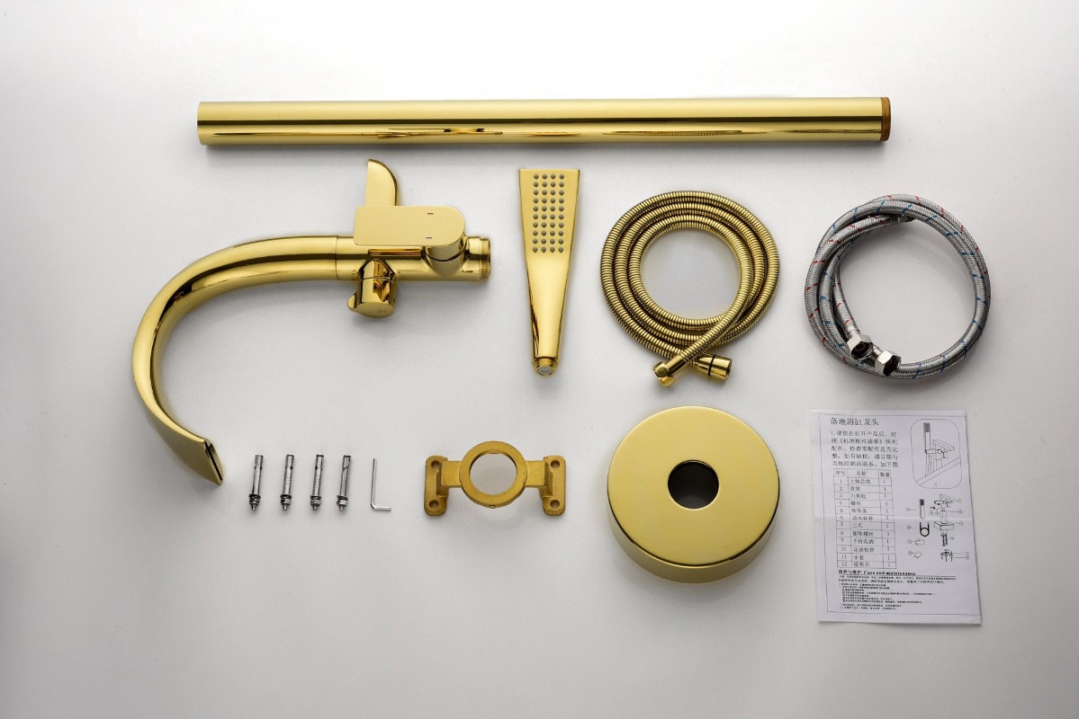Brass Bathtub Faucet Waterfall - Home Bathroom Faucets ulasan dan harga