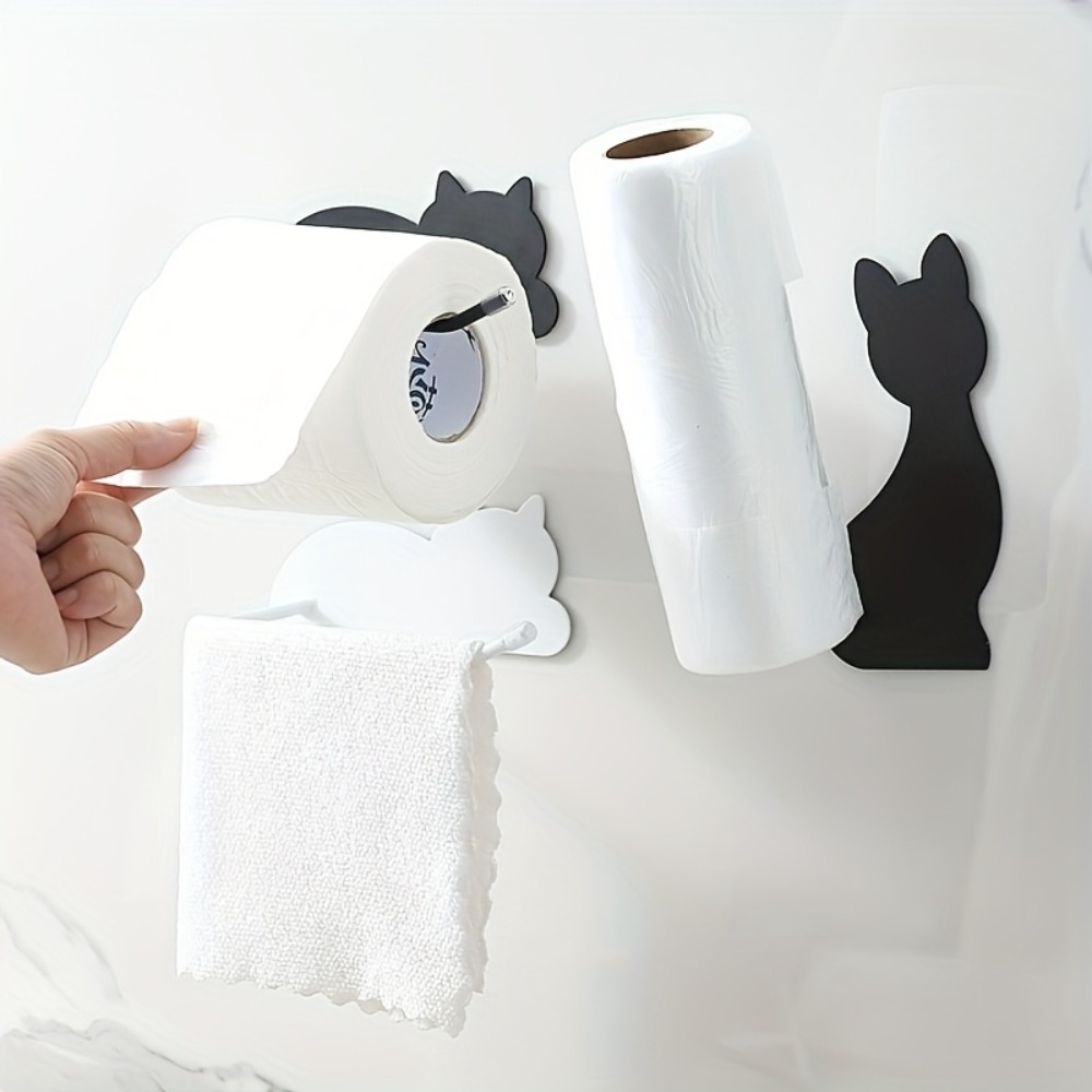 Cat Shaped Wall Mounted Toilet - Toilet Paper Holder ulasan dan harga