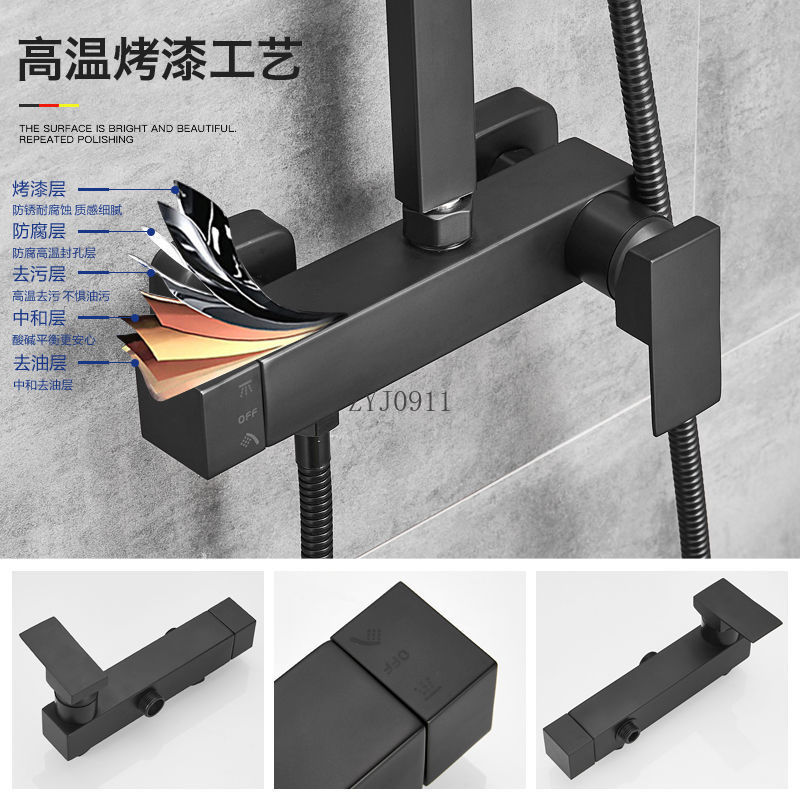 Square dumb black hot and cold - Bathroom Home Improvement B&Q Limerick ulasan dan harga