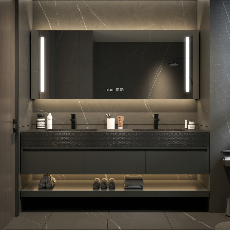 Bathroom Storage Furniture For - Home Bathroom Vanity Combo ulasan dan harga