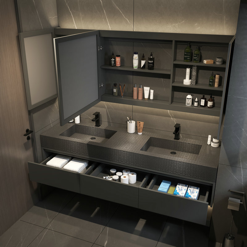 Bathroom Storage Furniture For - Home Bathroom Vanity Combo ulasan dan harga