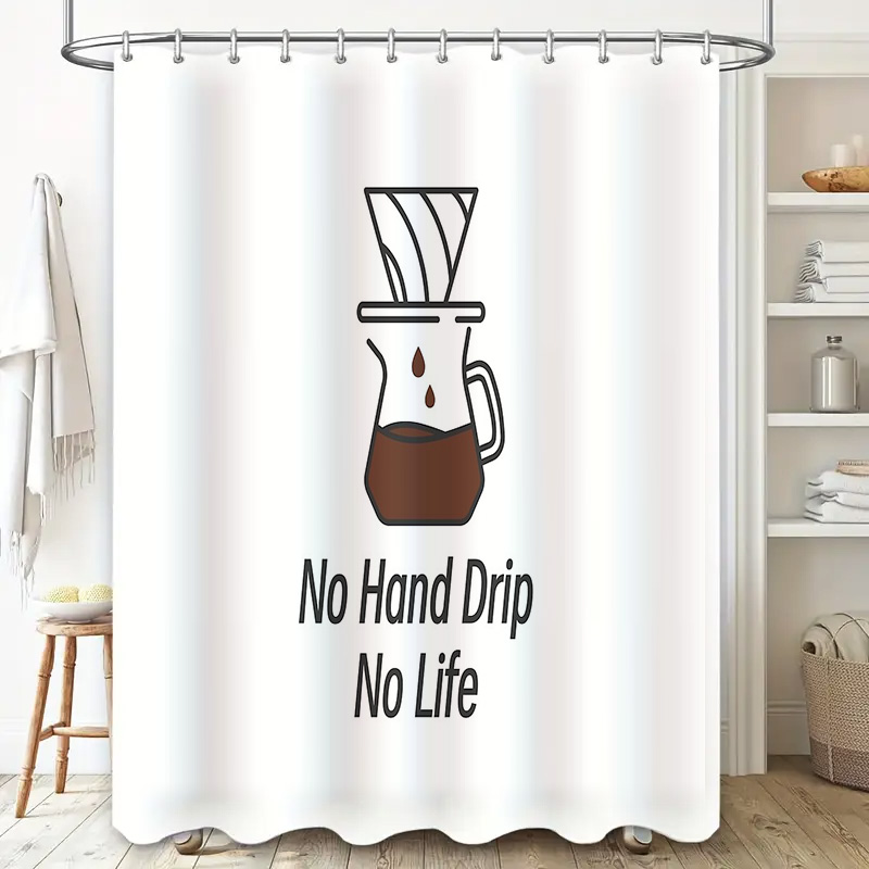 Coffee Lover Shower Curtain Fu - Home Decor Bathroom Ideas ulasan dan harga