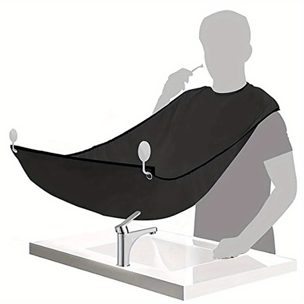 1PC Men Beards Shaving Aprons  - Shaving Mirror Suction ulasan dan harga