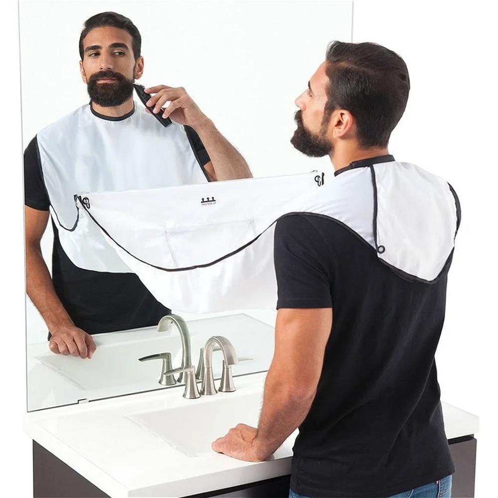 1PC Men Beards Shaving Aprons  - Shaving Mirror Suction ulasan dan harga