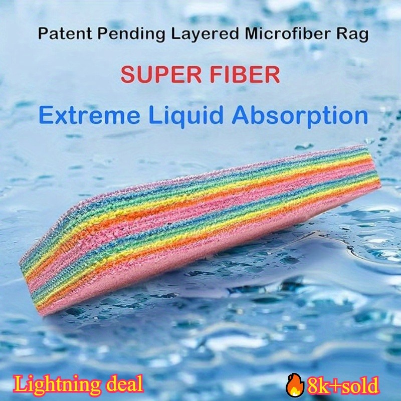 1PC ,12 layer fiber, perfect c - Home Kitchen Bathroom Cleaning ulasan dan harga