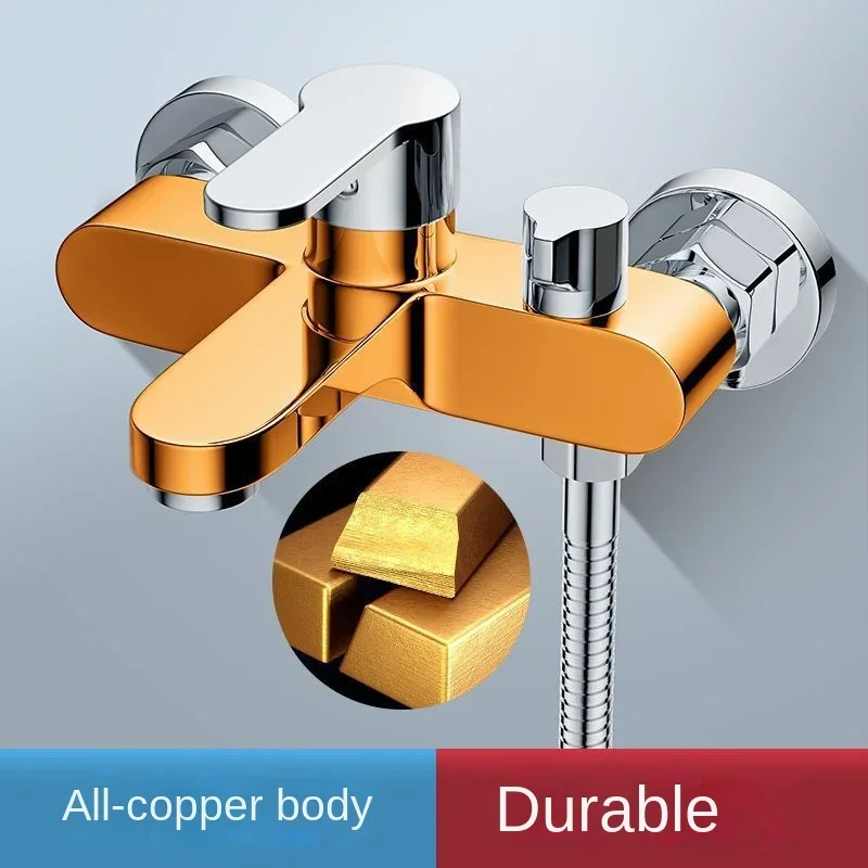 Shower faucet all copper water - Home Bathroom Faucets ulasan dan harga