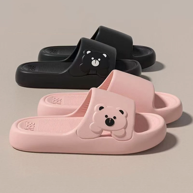 Slippers Bathroom Cartoon Bear - Home Bath ulasan dan harga