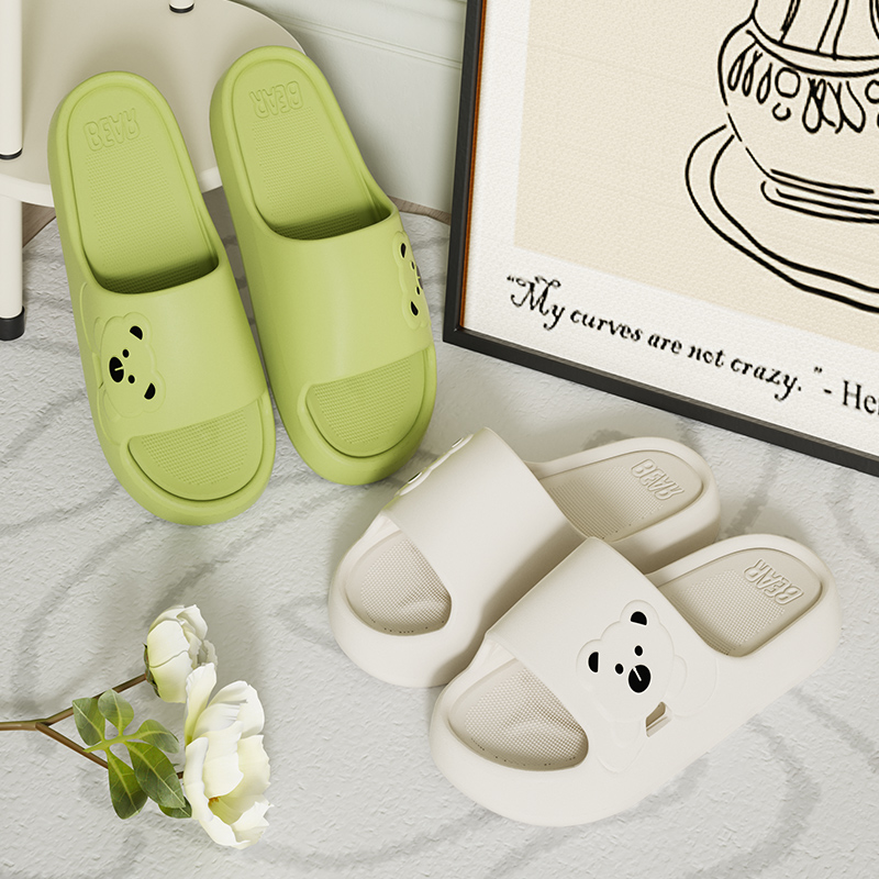 Slippers Bathroom Cartoon Bear - Home Bath ulasan dan harga