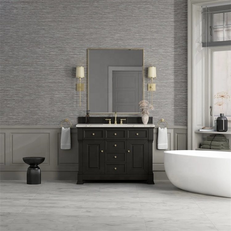 Modern Customized Melamine Boa - Home Bathroom Cabinets ulasan dan harga