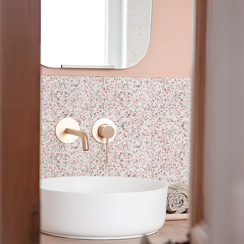 20×20cm Terrazzo Wall Panels,  - Home Bathroom Wall Tiles ulasan dan harga