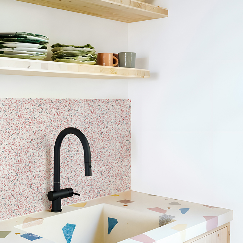 20×20cm Terrazzo Wall Panels,  - Home Bathroom Wall Tiles ulasan dan harga