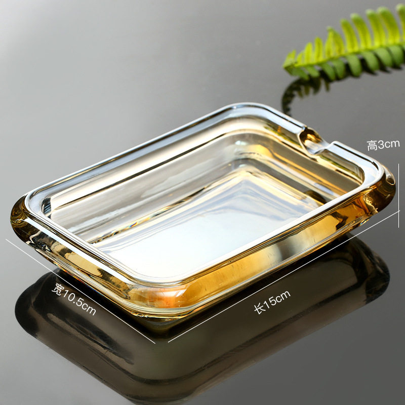 Glass Soap Holder Elegant Desi - Home Decor Bathroom Ideas ulasan dan harga