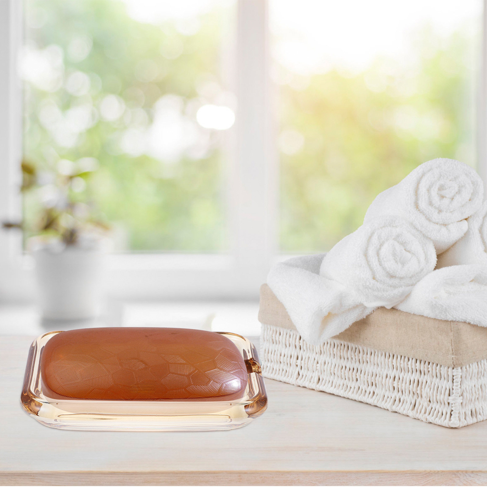 Glass Soap Holder Elegant Desi - Home Decor Bathroom Ideas ulasan dan harga