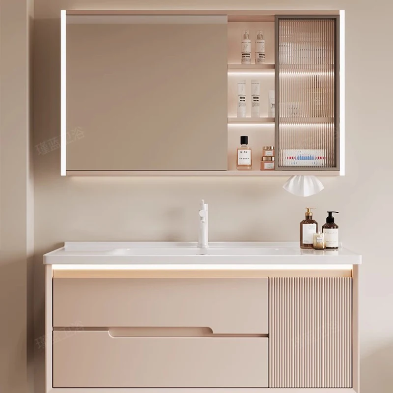 Display Luxury Bathroom Cabine - Home Bathroom Vanity Combo ulasan dan harga