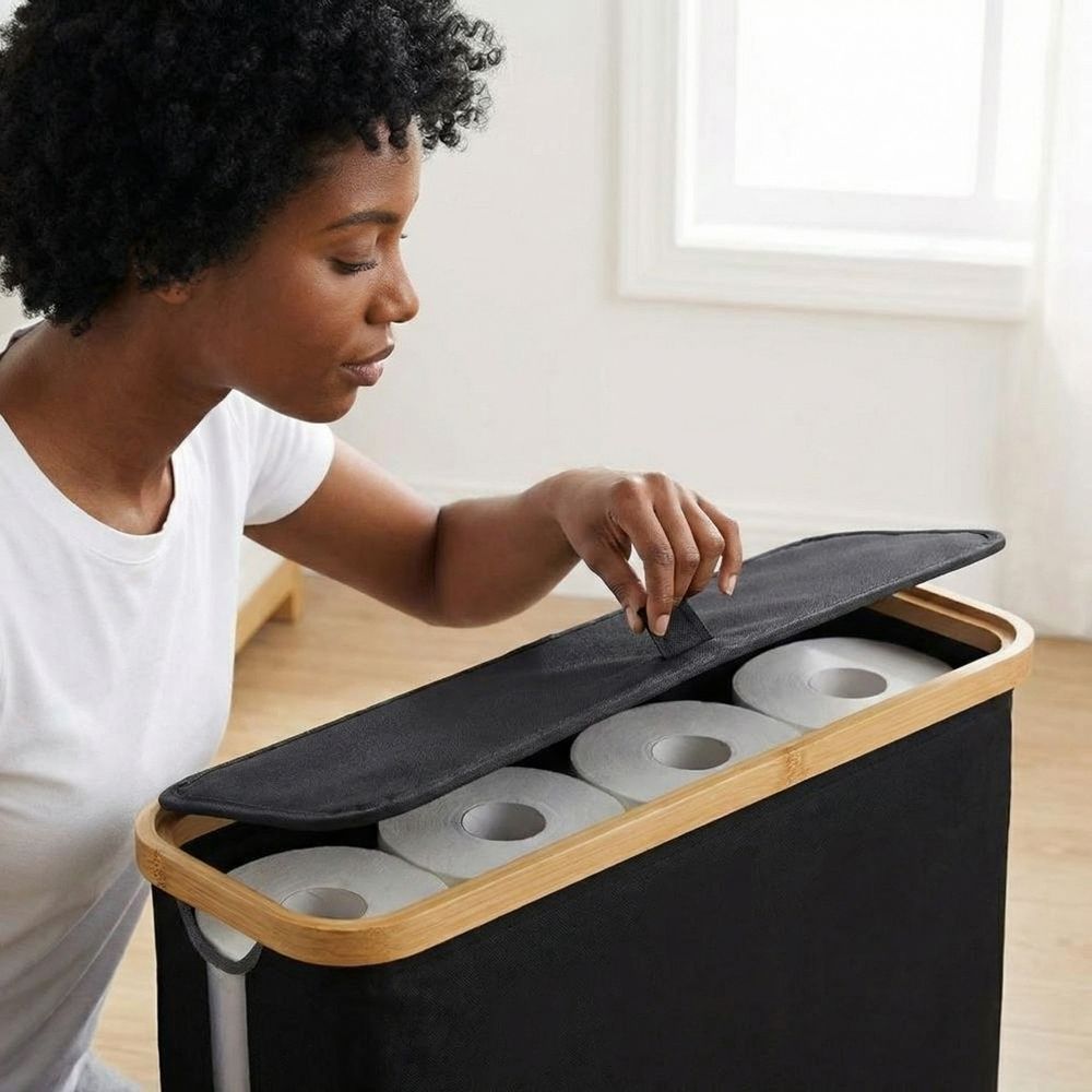 Large Capacity Toilet Paper St - Toilet Paper Holder ulasan dan harga